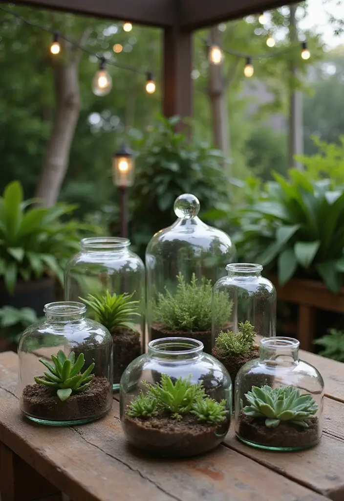 25 Backyard Patio Ideas Perfect for Relaxing Evenings 20 25 Backyard Patio Ideas Perfect for Relaxing Evenings 20. Recycled Glass Terrariums