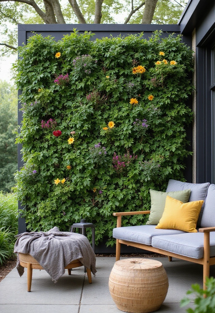 25 Backyard Patio Ideas Perfect for Relaxing Evenings 4 25 Backyard Patio Ideas Perfect for Relaxing Evenings 4. Green Vertical Gardens