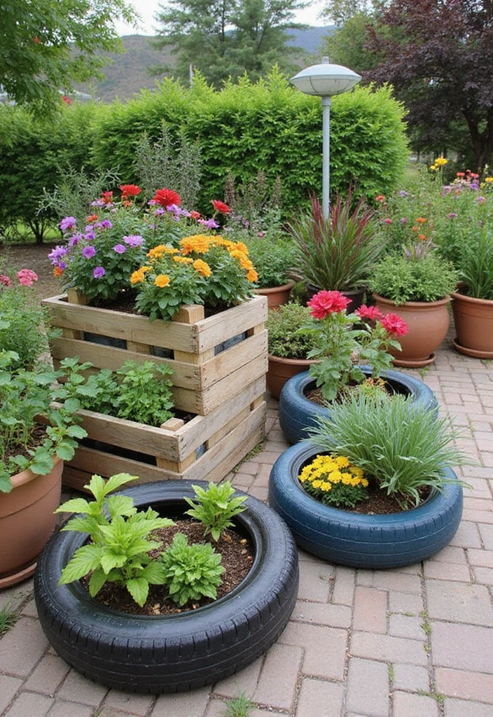 25 Backyard Patio Ideas Perfect for Relaxing Evenings 7 25 Backyard Patio Ideas Perfect for Relaxing Evenings 7. Sustainable Planters