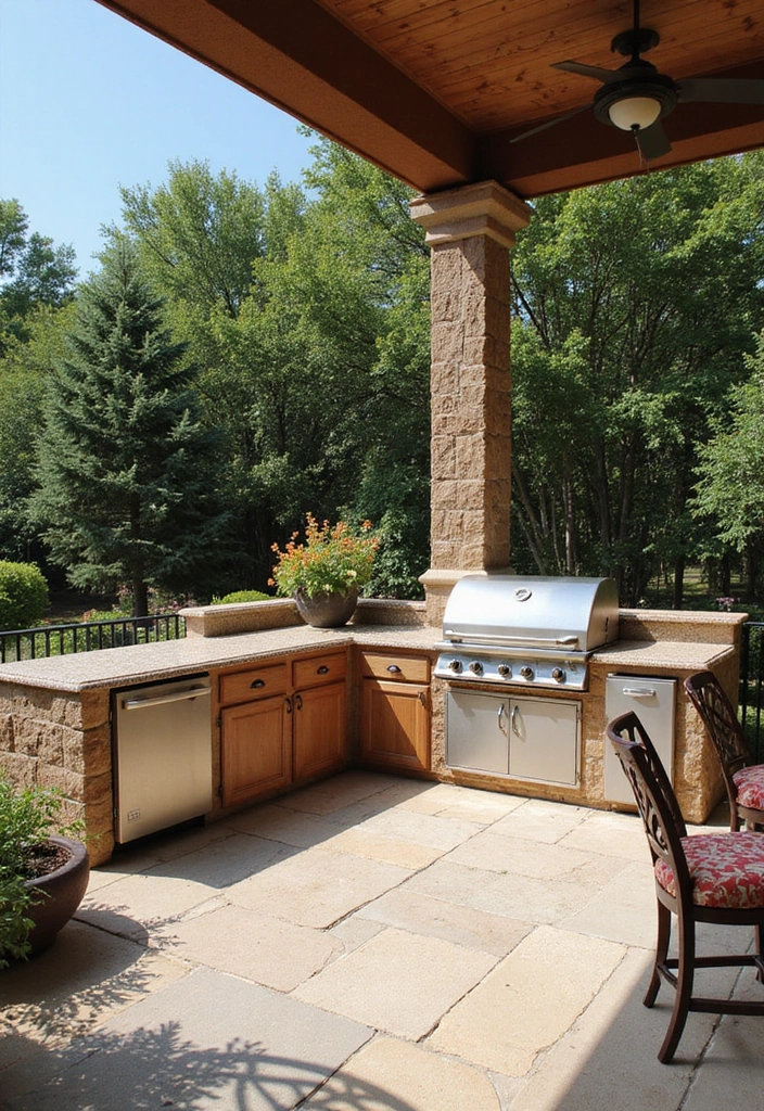 25 Big Patio Ideas Perfect for Hosting and Gatherings 10 25 Big Patio Ideas Perfect for Hosting and Gatherings 10. Outdoor Kitchen for the Culinary Enthusiast