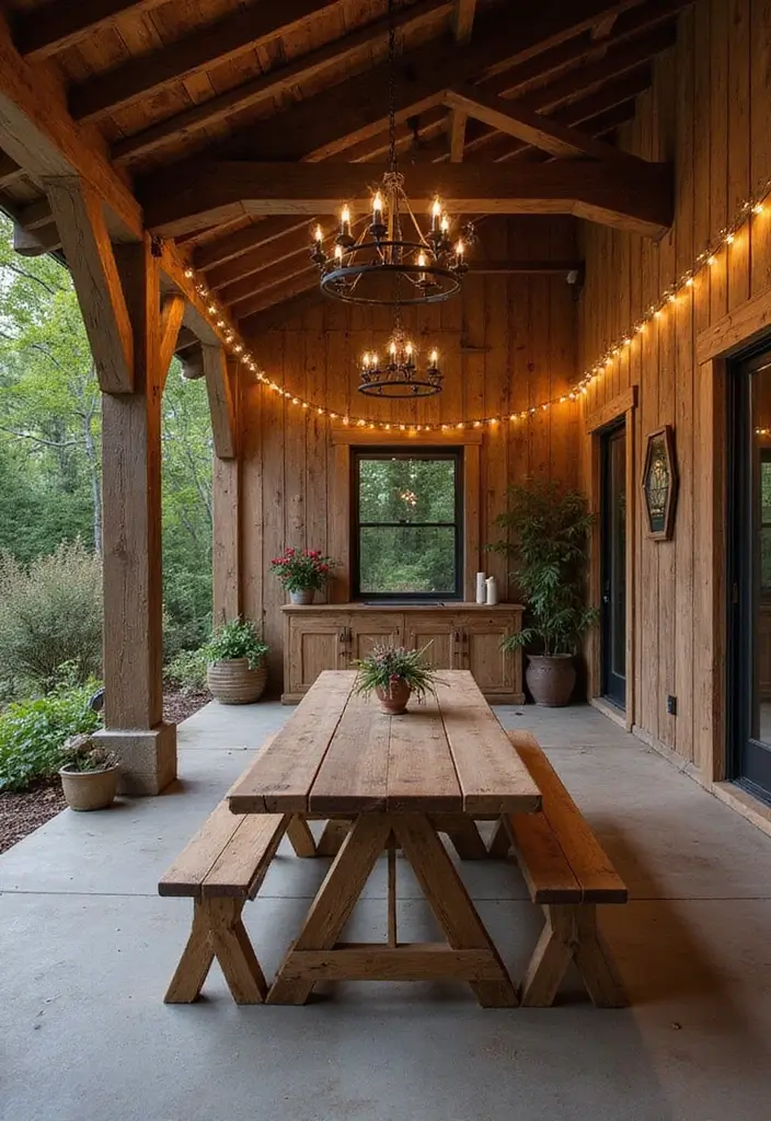 25 Big Patio Ideas Perfect for Hosting and Gatherings 11 25 Big Patio Ideas Perfect for Hosting and Gatherings 11. Rustic Barn Style