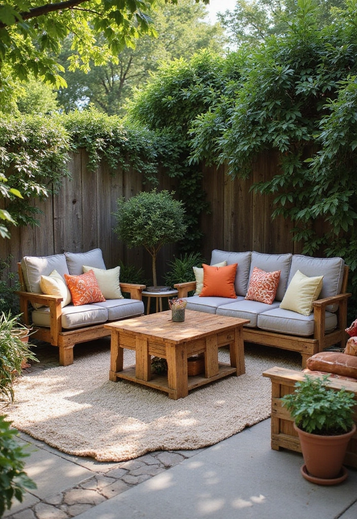 25 DIY Patio Ideas That Look Expensive But Aren’t 1 25 DIY Patio Ideas That Look Expensive But Arent 1. Pallet Furniture