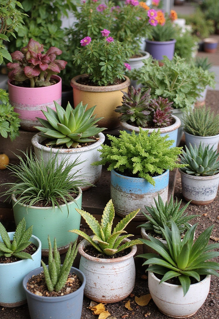 25 DIY Patio Ideas That Look Expensive But Aren’t 3 25 DIY Patio Ideas That Look Expensive But Arent 3. Upcycled Planters