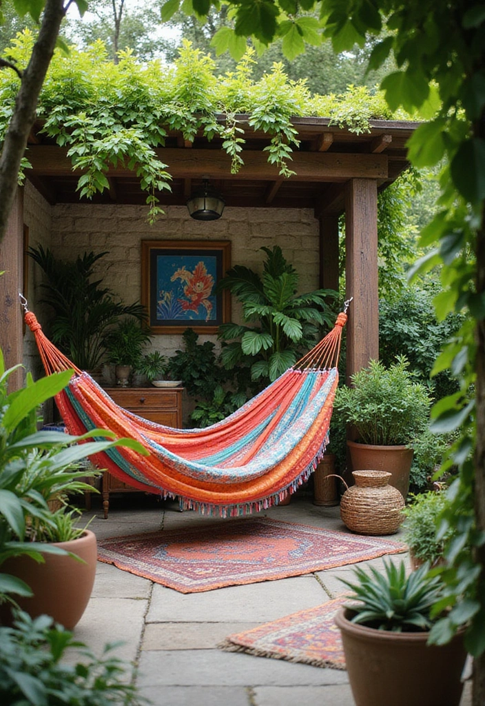 25 DIY Patio Ideas That Look Expensive But Aren’t 8 25 DIY Patio Ideas That Look Expensive But Arent 8. Cozy Hammock