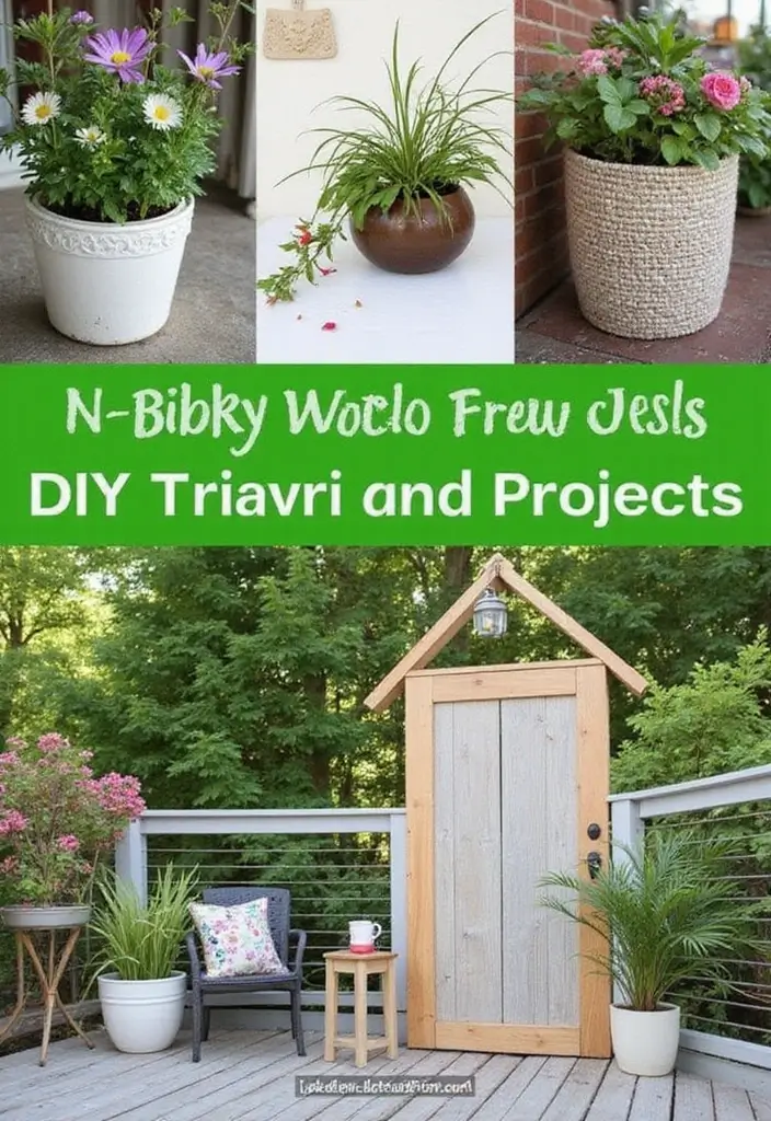 25 Decorar Patio Pequeo Ideas That Maximize Tiny Spaces 17. DIY Garden Projects