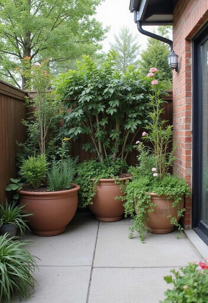 25 Decorar Patio Pequeo Ideas That Maximize Tiny Spaces 5. Planters for Every Corner