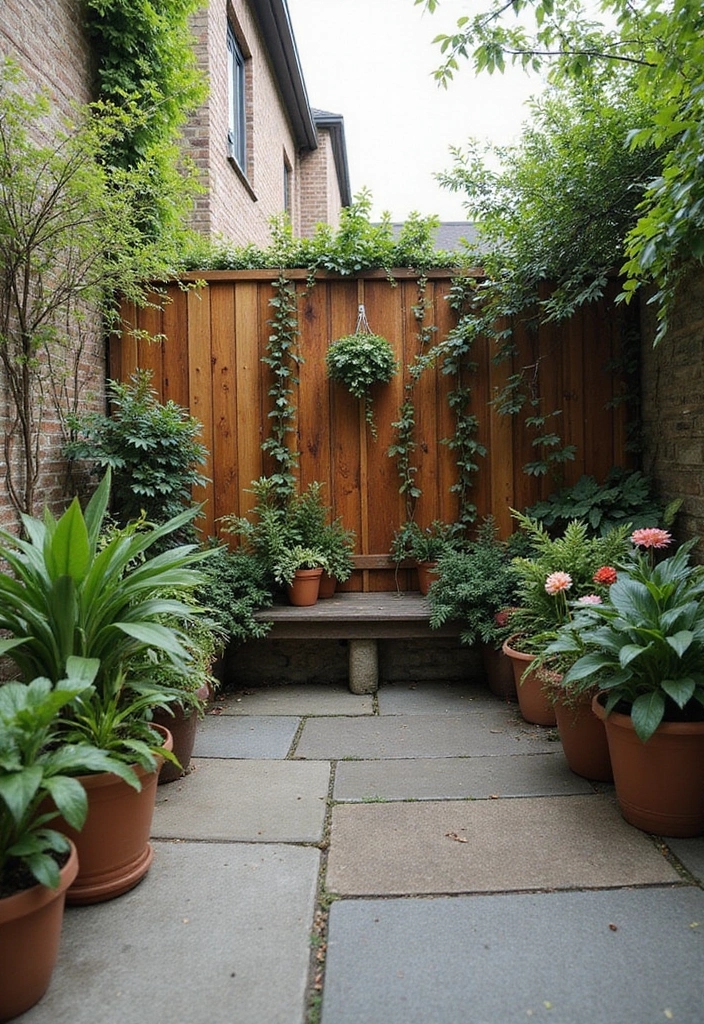 25 Decorar Patio Pequeo Ideas That Maximize Tiny Spaces 8. Privacy Screens with Style