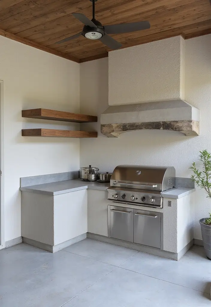 25 Outdoor Patio Kitchen Designs Made for Entertaining 1. Sleek Minimalism