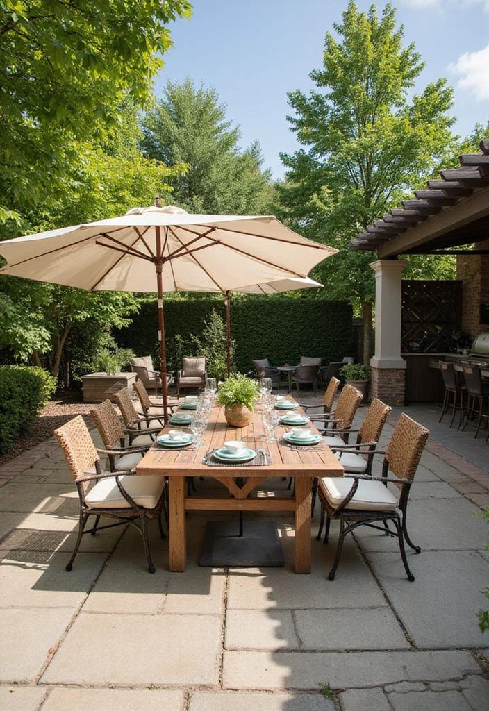 25 Outdoor Patio Kitchen Designs Made for Entertaining 11. Open Air Dining