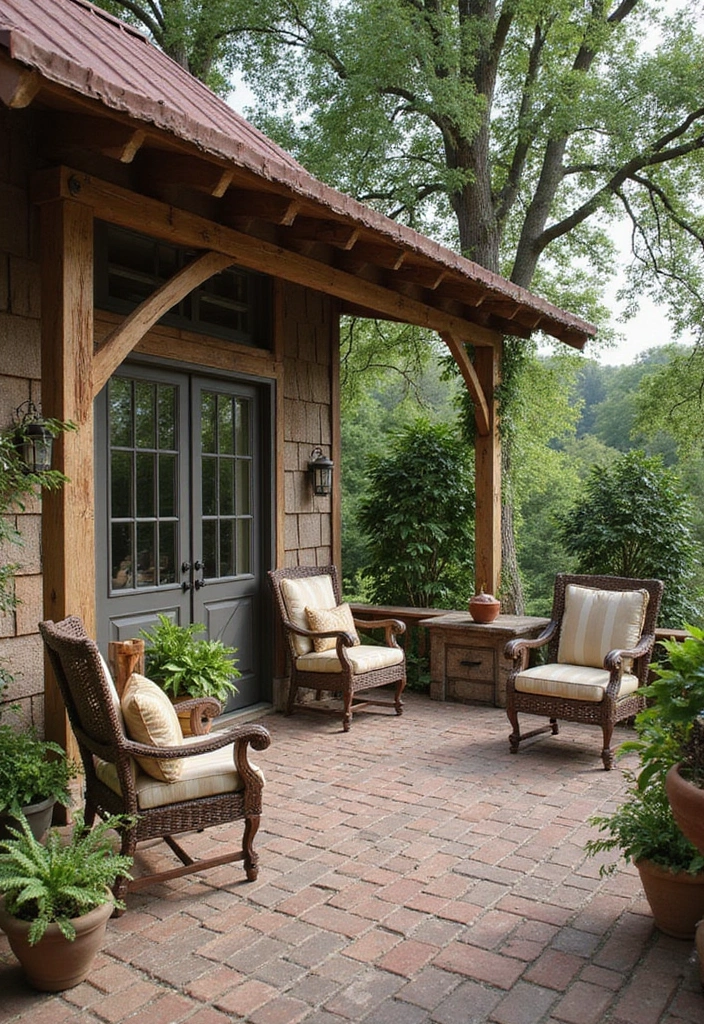 25 Patio Roof Designs That Add Style and Comfort 25. Rustic Tin Roofs for Farmhouse Charm