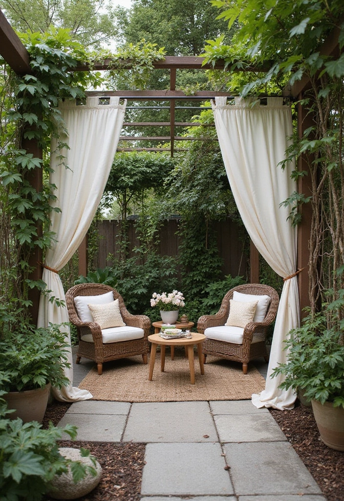 25 Townhome Patio Designs That Feel Cozy and Stylish 25. Privacy Oasis