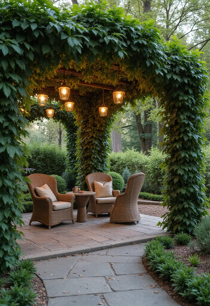 27 Covered Patio Ideas That Instantly Add Style and Shade 1. Lush Green Canopy