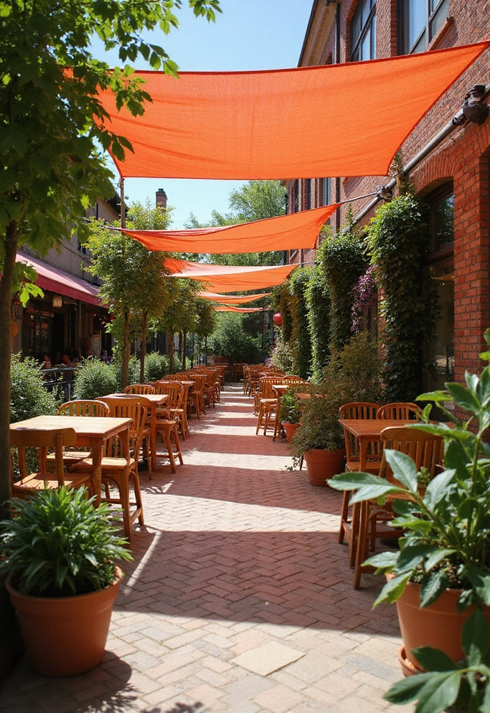 27 Covered Patio Ideas That Instantly Add Style and Shade 18. Colorful Textile Canopies