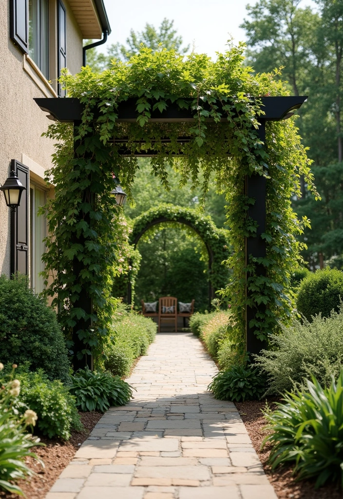 27 Front Patio Decorating Ideas That Neighbors Will Notice 19. Elegant Trellis Designs