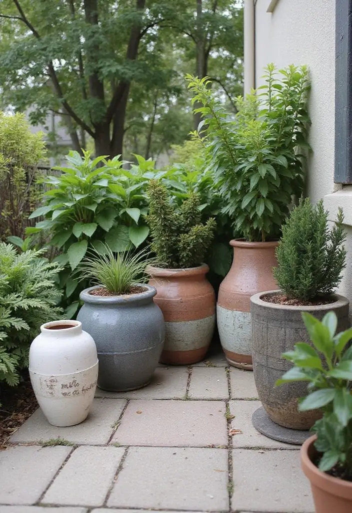 27 Mexican Patio Ideas Full of Culture and Color 18. Unique Planter Ideas