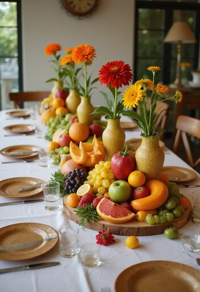 27 Mexican Patio Ideas Full of Culture and Color 25. Playful Table Centerpieces