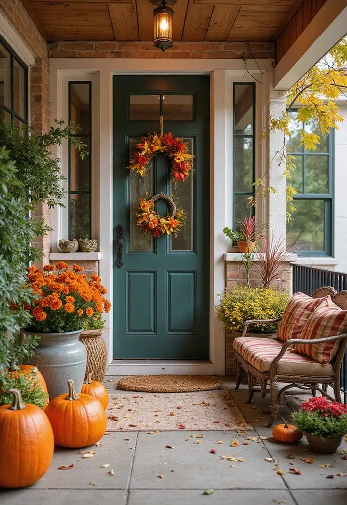 27 Mexican Patio Ideas Full of Culture and Color 26. Seasonal Decor Changes