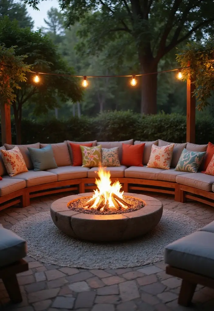 27 Mexican Patio Ideas Full of Culture and Color 9. Outdoor Fire Pits