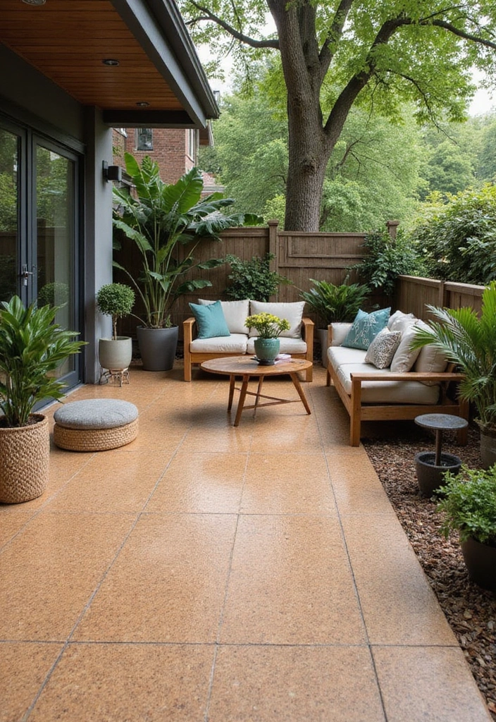 27 Patio Floor Ideas That Upgrade Outdoor Living Instantly 14 27 Patio Floor Ideas That Upgrade Outdoor Living Instantly 14. Eco Friendly Cork Flooring Soft and Warm