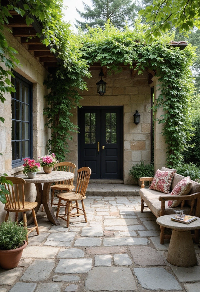 27 Patio Floor Ideas That Upgrade Outdoor Living Instantly 15 27 Patio Floor Ideas That Upgrade Outdoor Living Instantly 15. Vintage Stone Antique Charm