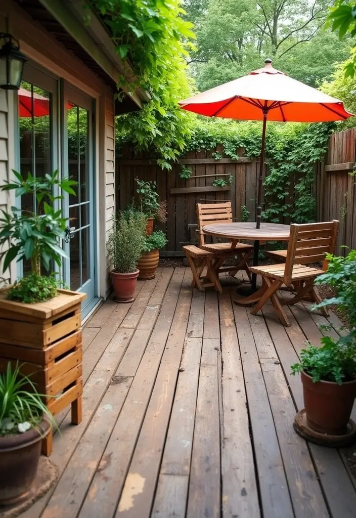 27 Patio Floor Ideas That Upgrade Outdoor Living Instantly 22 27 Patio Floor Ideas That Upgrade Outdoor Living Instantly 22. Vintage Wooden Pallets Upcycled Charm