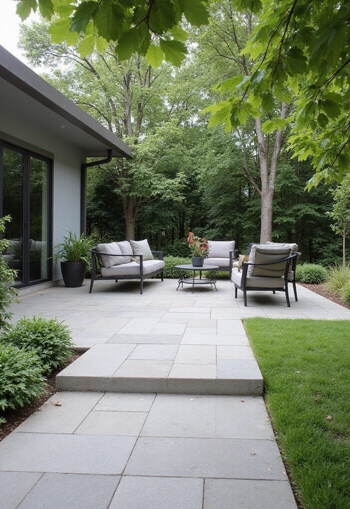 27 Patio Floor Ideas That Upgrade Outdoor Living Instantly 5 27 Patio Floor Ideas That Upgrade Outdoor Living Instantly 5. Porcelain Pavers Sleek and Stylish