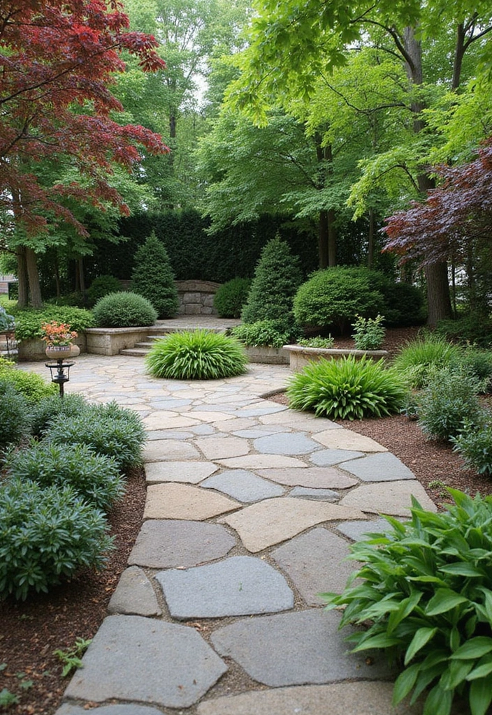 27 Patio Privacy Ideas That Actually Work Beautifully 22. Plants and Decorative Stones