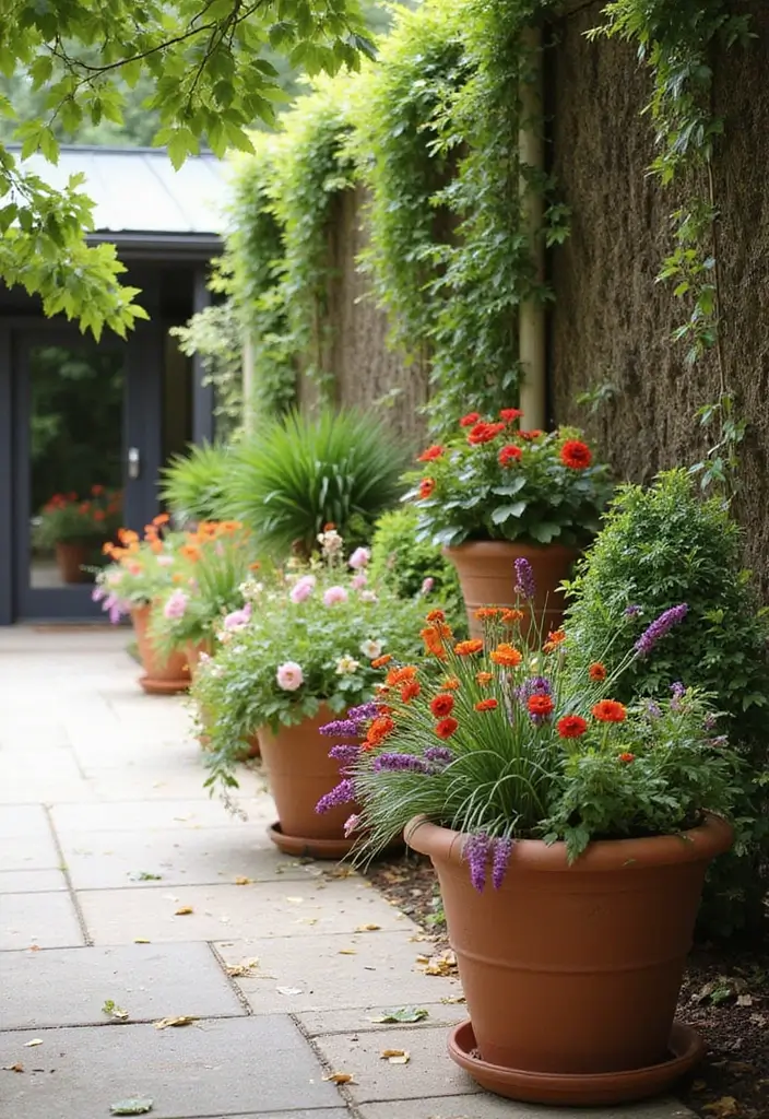 27 Patio Privacy Ideas That Actually Work Beautifully 25. Customized Planters
