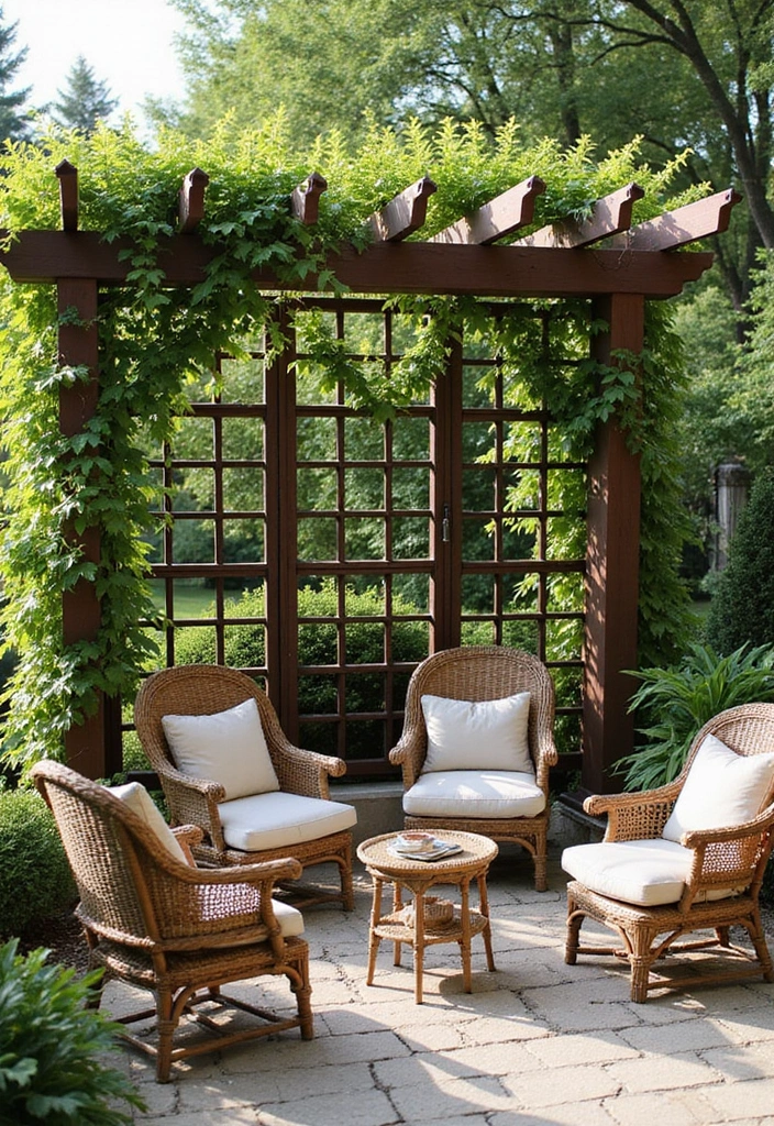 27 Patio Privacy Ideas That Actually Work Beautifully 5. Privacy Trellis