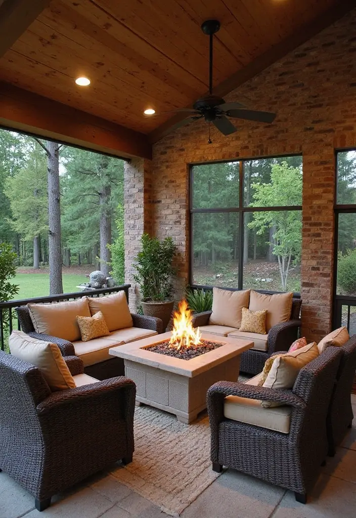 27 Patios with Fireplace That Make Nights Magical 20 27 Patios with Fireplace That Make Nights Magical 20. Enclosed Fire Experience
