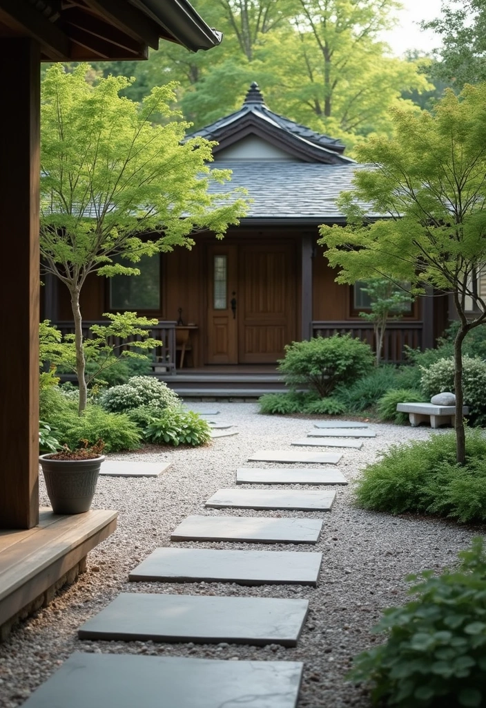 27 Paver Patio Designs That Add Value to Any Home 16. Zen Garden Integration