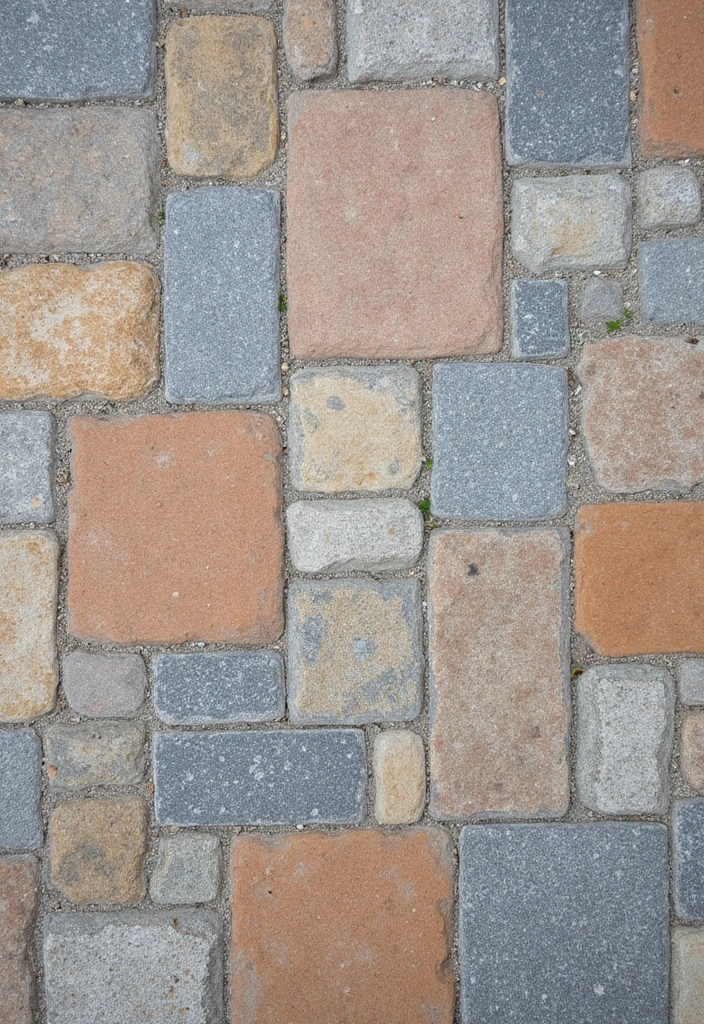 27 Paver Patio Designs That Add Value to Any Home 25. Variegated Stone Textures