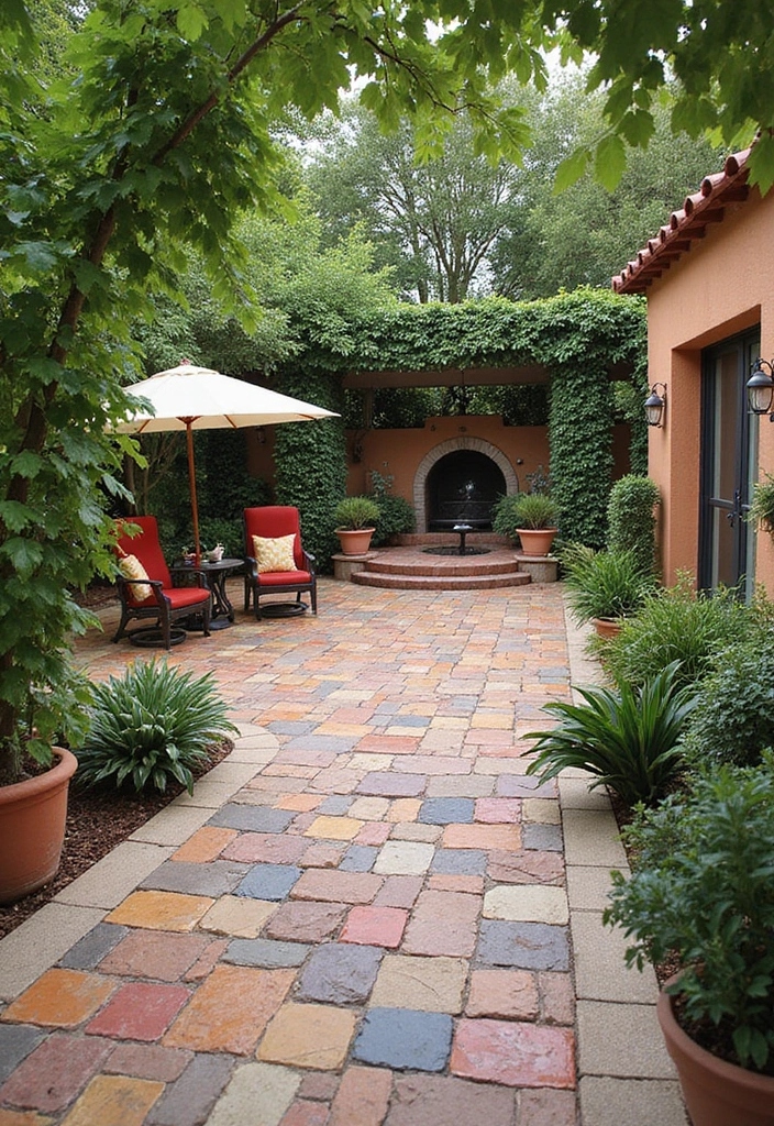 27 Paver Patio Designs That Add Value to Any Home 8. Themed Outdoor Retreats