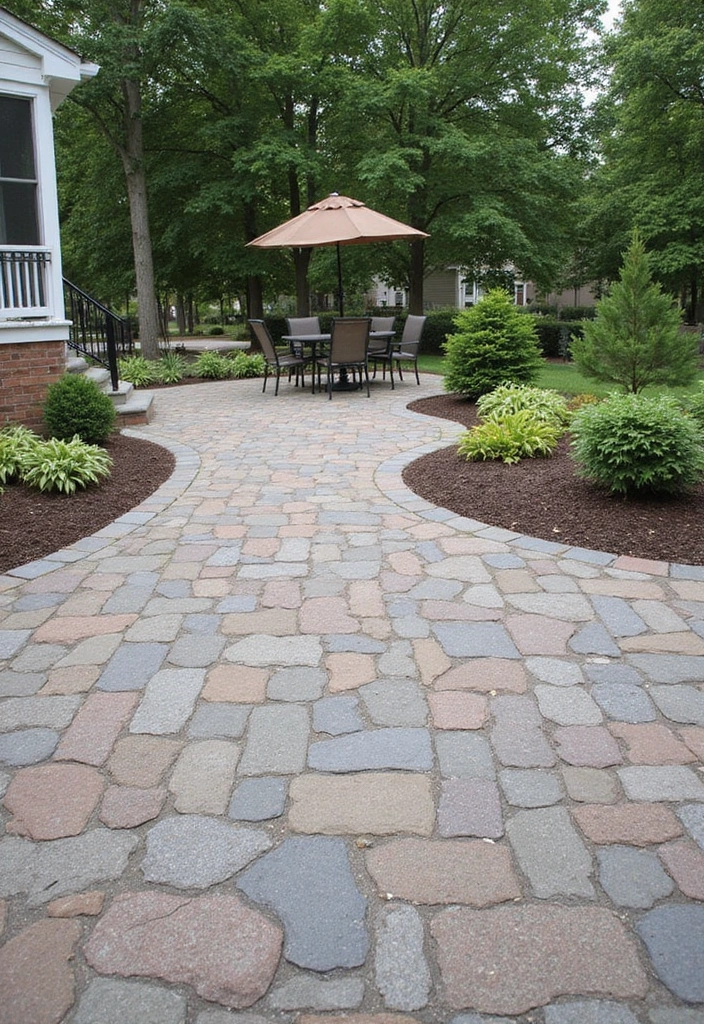 27 Paver Patio Ideas on a Budget That Look Stunning 26. Paver Designs with Textured Finishes