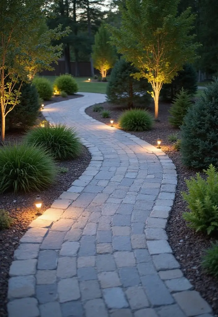 27 Paver Patio Ideas on a Budget That Look Stunning 4. Paver Pathways to Connect Spaces