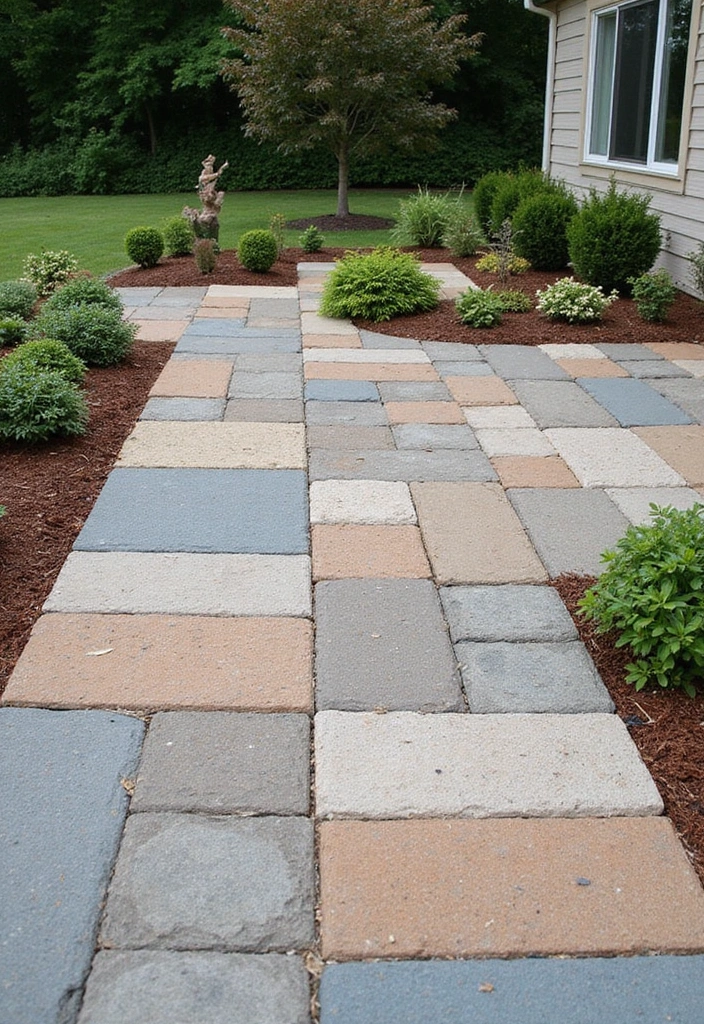 27 Paver Patio Ideas on a Budget That Look Stunning 8. Upcycled Paver Patio Designs