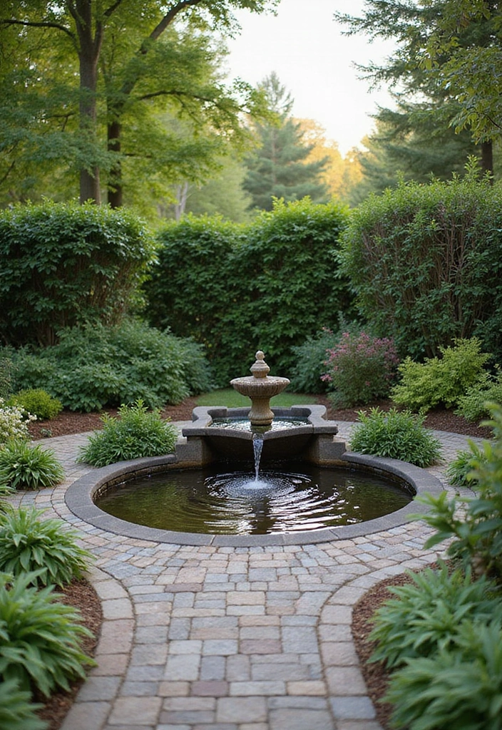27 Paver Patio Ideas on a Budget That Look Stunning 9. Incorporating Water Features