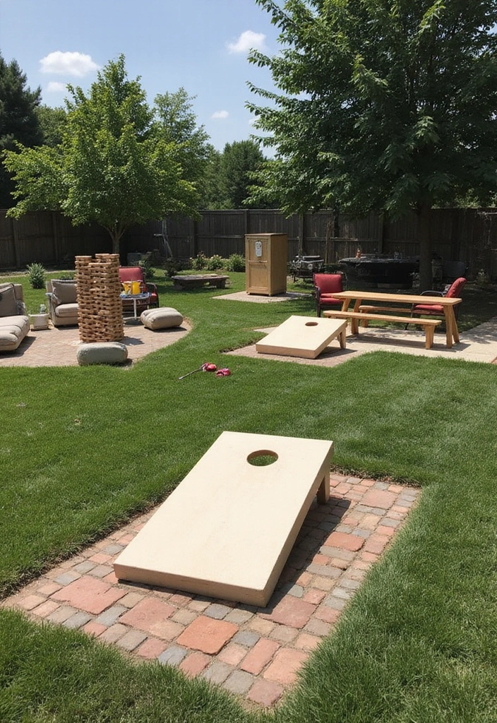 27 Pool and Patio Ideas That Create a Resort Feel at Home 14 27 Pool and Patio Ideas That Create a Resort Feel at Home 14. Outdoor Game Area