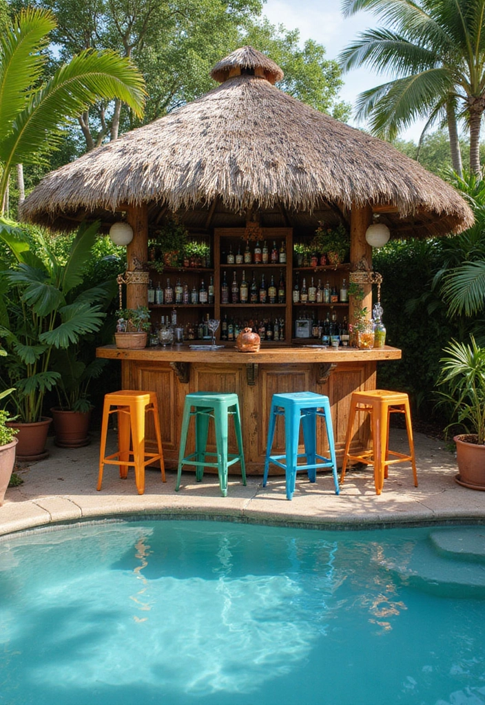 27 Pool and Patio Ideas That Create a Resort Feel at Home 3 27 Pool and Patio Ideas That Create a Resort Feel at Home 3. Poolside Tiki Bar