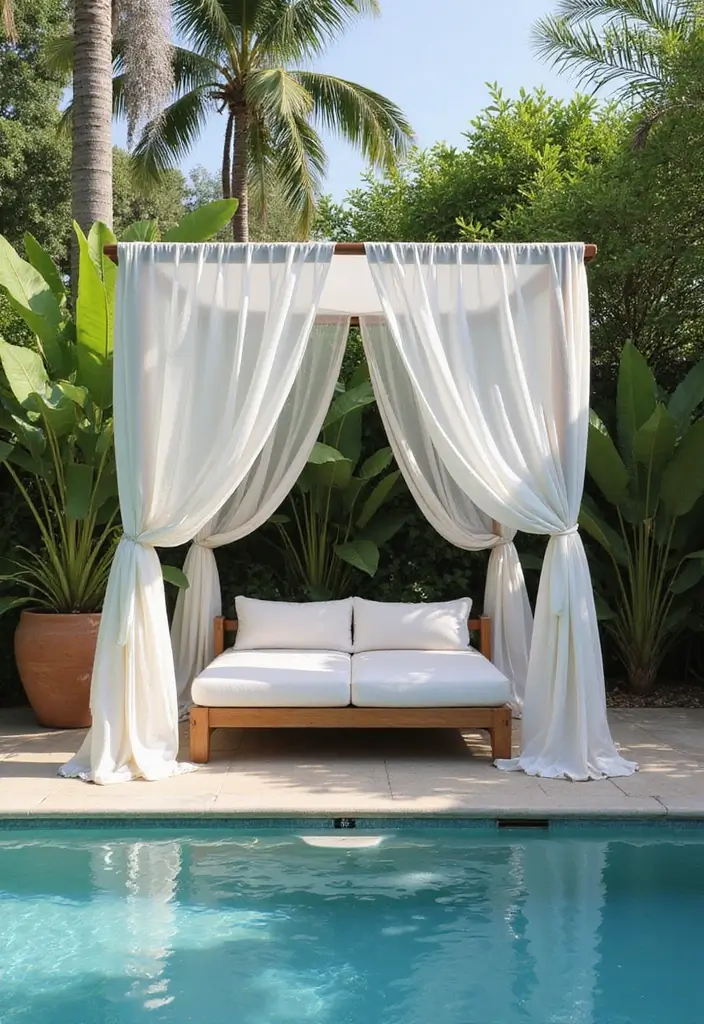 27 Pool and Patio Ideas That Create a Resort Feel at Home 7 27 Pool and Patio Ideas That Create a Resort Feel at Home 7. Stylish Poolside Cabana