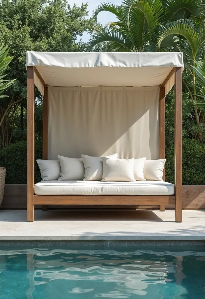 27 Pool and Patio Ideas That Create a Resort Feel at Home 9 27 Pool and Patio Ideas That Create a Resort Feel at Home 9. Luxurious Daybeds