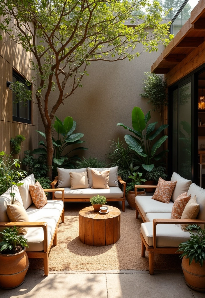 28 Indoor Patio Inspirations That Bring the Outdoors Inside 27 28 Indoor Patio Inspirations That Bring the Outdoors Inside 27. Incorporating Texture