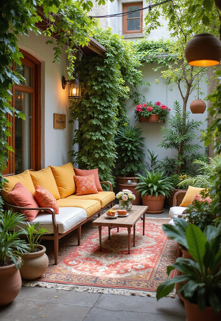 28 Indoor Patio Inspirations That Bring the Outdoors Inside 9 28 Indoor Patio Inspirations That Bring the Outdoors Inside 9. Colorful Patio Flair