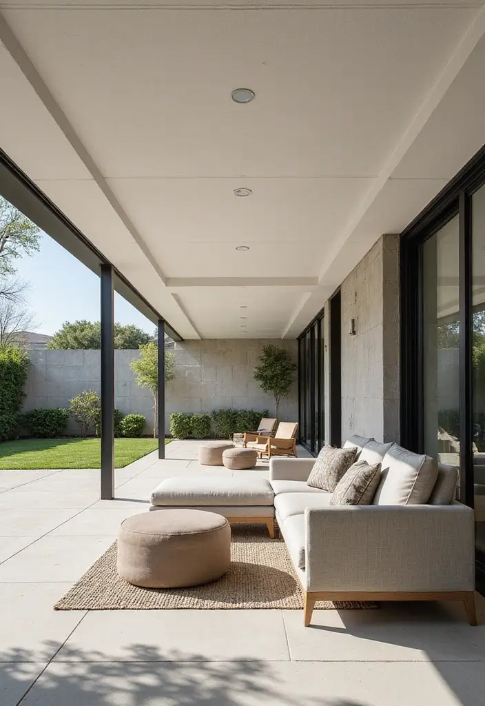 28 Patio Ceiling Ideas That Add Character Overhead 15 28 Patio Ceiling Ideas That Add Character Overhead 15. Minimalist Gypsum Ceilings