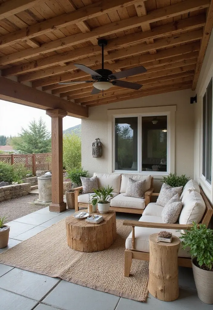 28 Patio Ceiling Ideas That Add Character Overhead 25 28 Patio Ceiling Ideas That Add Character Overhead 25. Rustic Pallet Ceilings