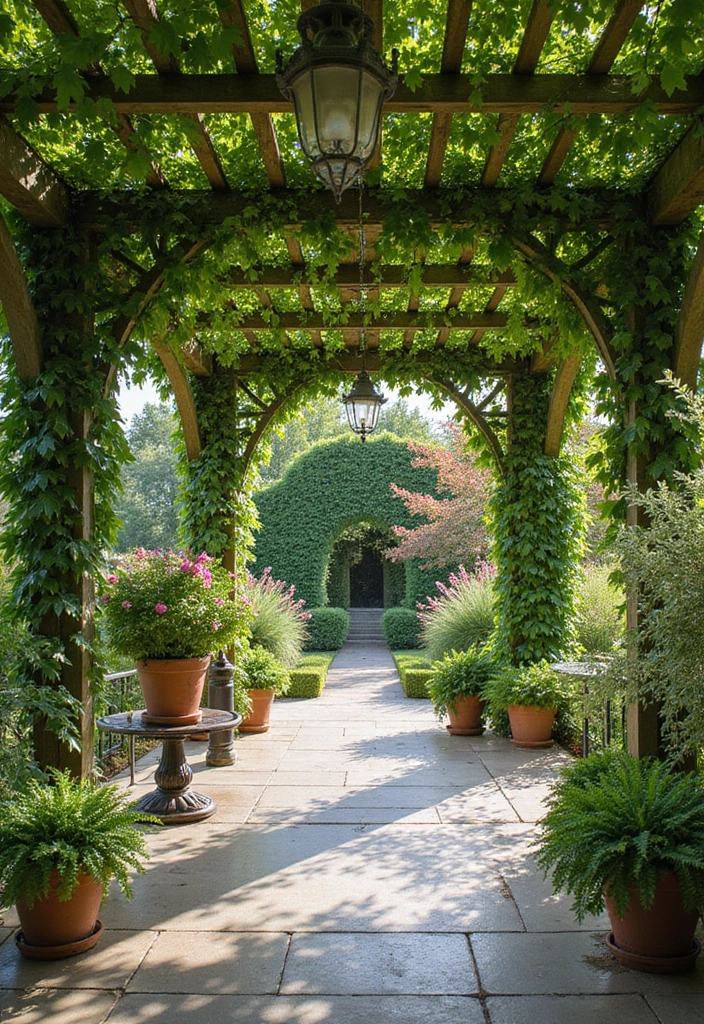 28 Patio Ceiling Ideas That Add Character Overhead 5 28 Patio Ceiling Ideas That Add Character Overhead 5. Trellis and Vines