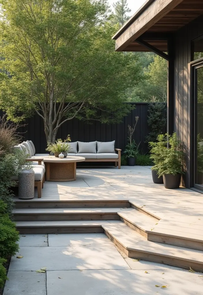 28 Patio Ceiling Ideas That Add Character Overhead 8 28 Patio Ceiling Ideas That Add Character Overhead 8. Painted Wood Panels