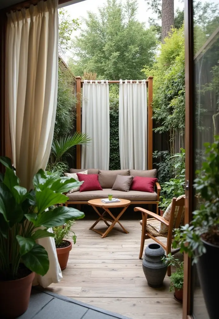 28 Patio Layout Ideas That Balance Style and Function 24. Enclosed Privacy