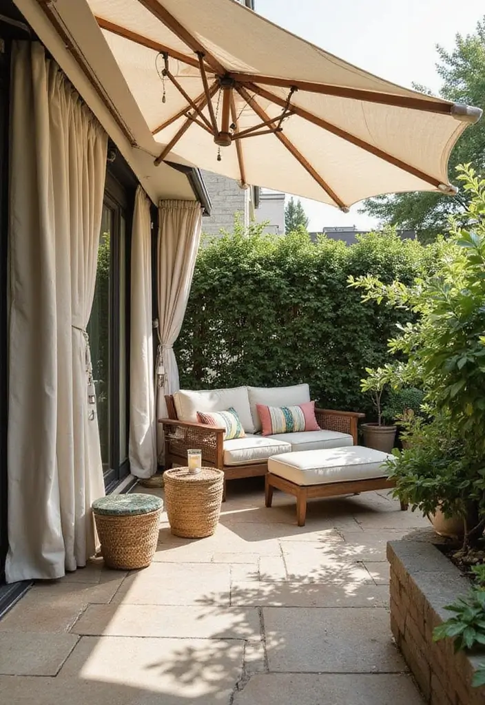 28 Patio Layout Ideas That Balance Style and Function 7. Shade Solutions