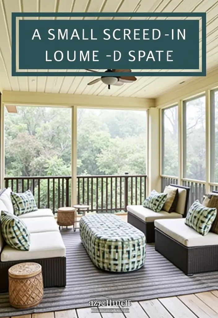 28 Screened In Patio Inspirations That Extend Outdoor Living 12. Functional Furniture